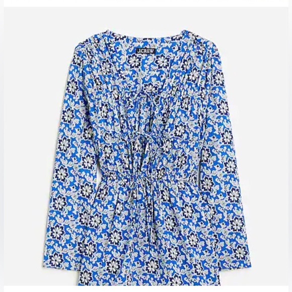 NWT J. Crew Cotton Voile Beach Dress - Picture 2 of 6